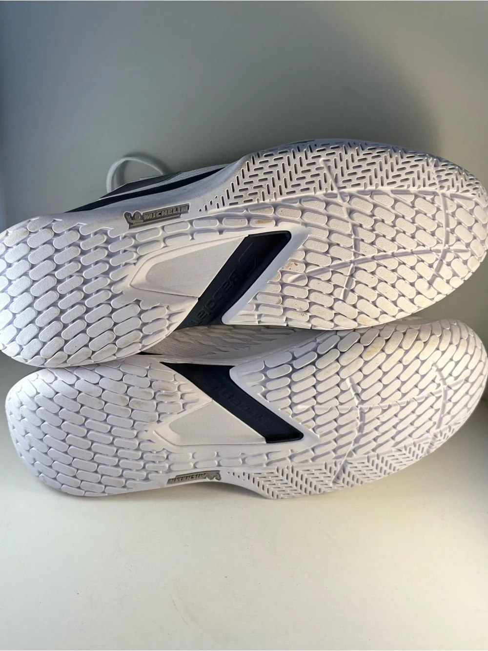 NEW Babolat Men’s 11 Propulse Fury 3 All Court Tennis Shoes‎ White/Blue Comfort